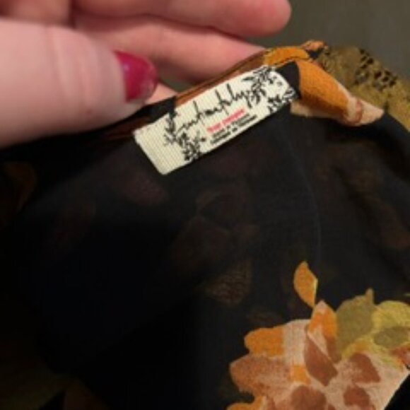 Free People Lace & Floral Tunic Dress - Picture 5 of 5